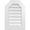 Ekena Millwork Octagonal Top Surface Mount PVC Gable Vent w/ 3-1/2"W x 1"P Standard Frame, 18"W x 26"H GVPOT18X2601SN - alternate 1